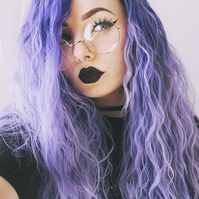 purple hair ideas 12